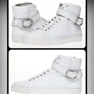Rachel Zoe high top sneakers with buckle
